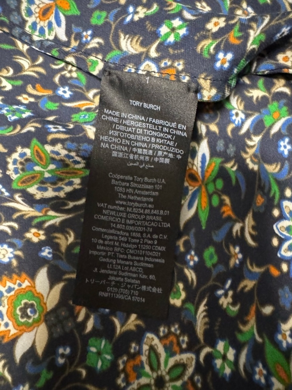TORY BURCH 100% SILK - Picture 8 of 10